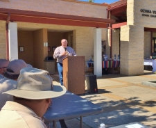 County Judge Fred Deaton Addresses Launch Audience sm