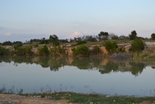 Mirror Image Caliche Pit of Water Medium