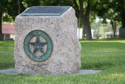 Crockett County Centennial Marker - Photo by Chris Cantu